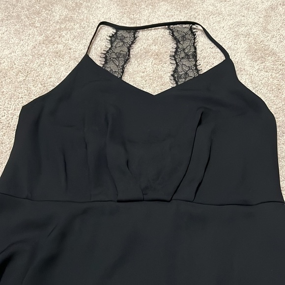 🌺 COLLECTIVE CONCEPTS black peplum top Size M - Picture 2 of 7